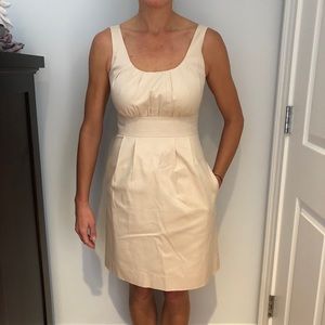 J.Crew Cream Sleeveless Suit Dress | Sz 0